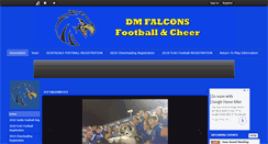 Desktop Screenshot of dmfalcons.com