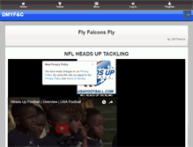 Tablet Screenshot of dmfalcons.com